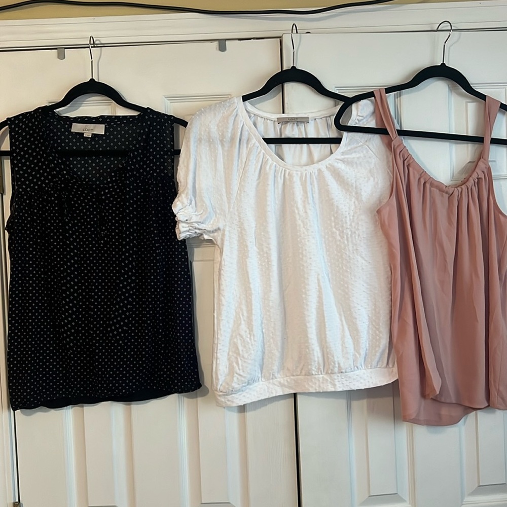 Various loft tank tops and shirts